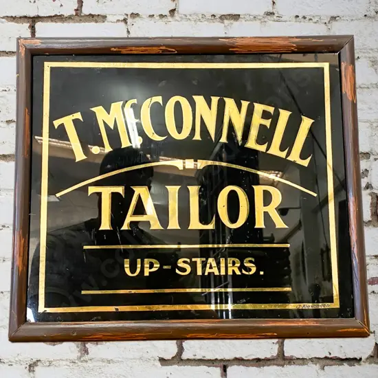 Gold Leaf Tailor Sign