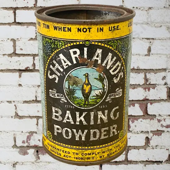 Sharland's Baking Powder Tin