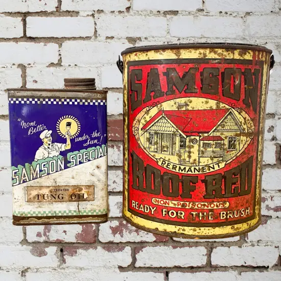 Samson Roof and Samson Special Tins