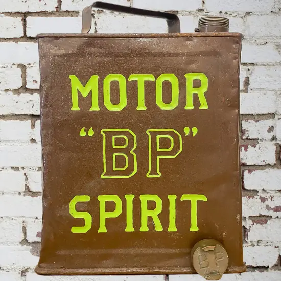 BP Runner Board Petrol Tin