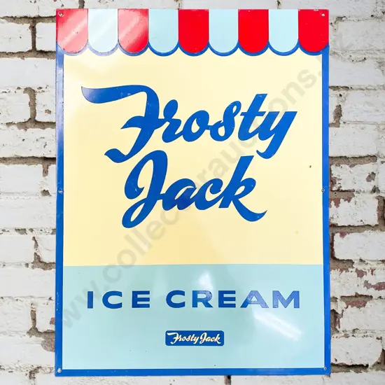 Frosty Jack Tin Sign