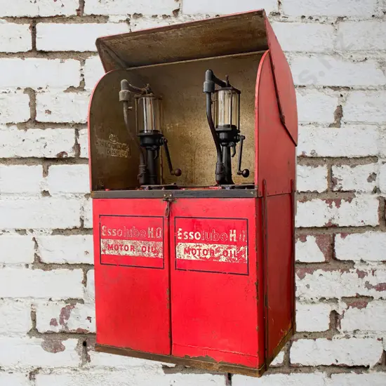 Esso Oil Pump Cabinet
