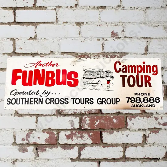 Funbus Camping Tour Sign