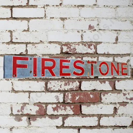 Firestone Handpainted Neon Sign