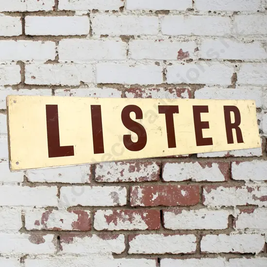 Lister Sign
