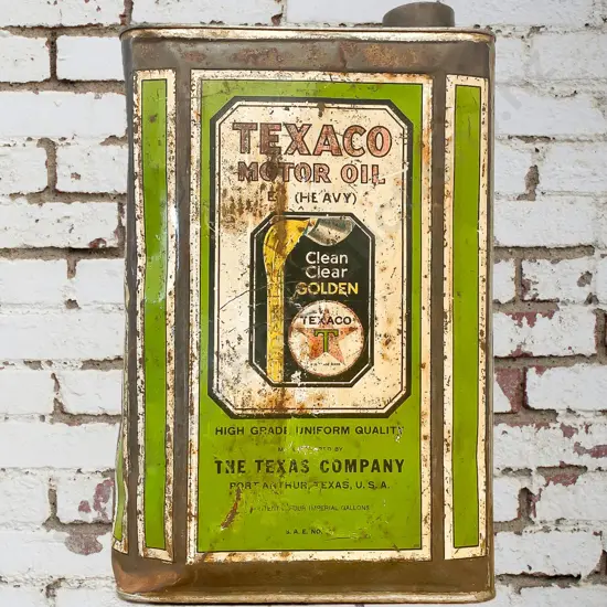 Texaco 4 Gallon Tin