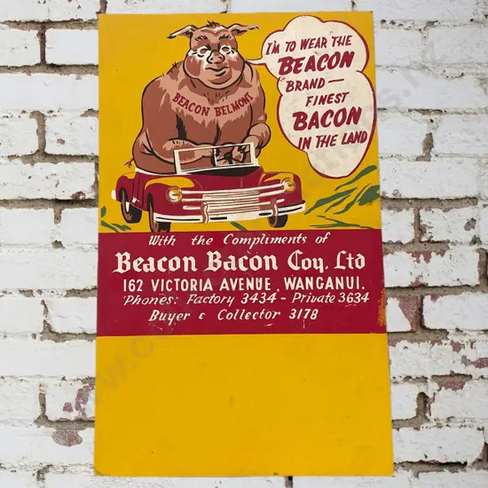 Beacon Bacon Showcard