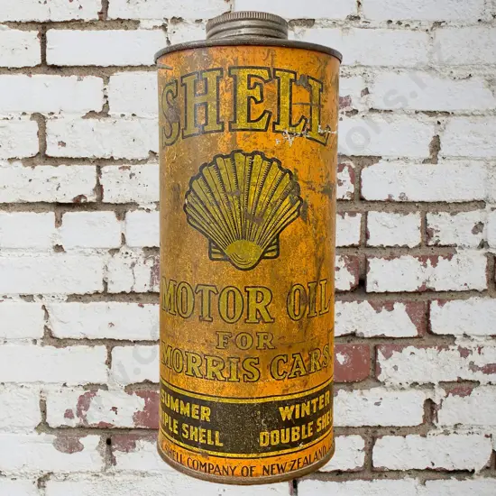 Shell Oil For Morris Cars Only Tin