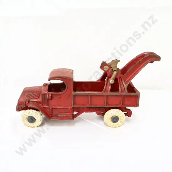 Cast Iron Champion Tow Truck Toy