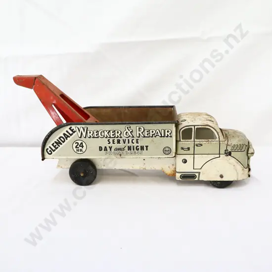 MARX Toys Glendale Wrecker and Repair Tin Plate Toy Truck