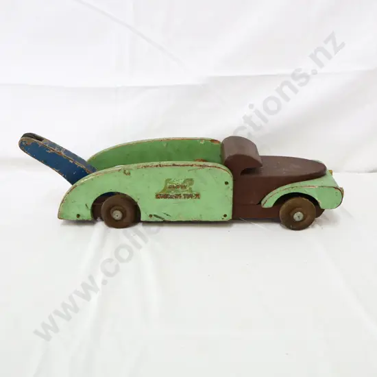 Wooden War Time Buddy L Tow Truck