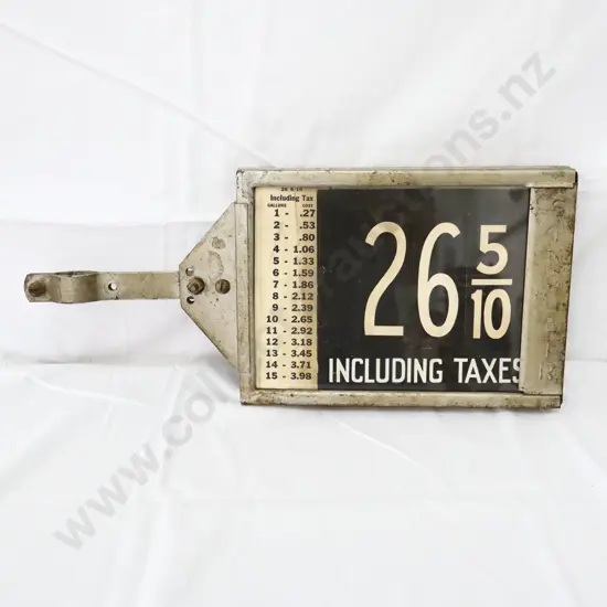 Visible Petrol Bowser SINCLAIR Price Board Per Gallon