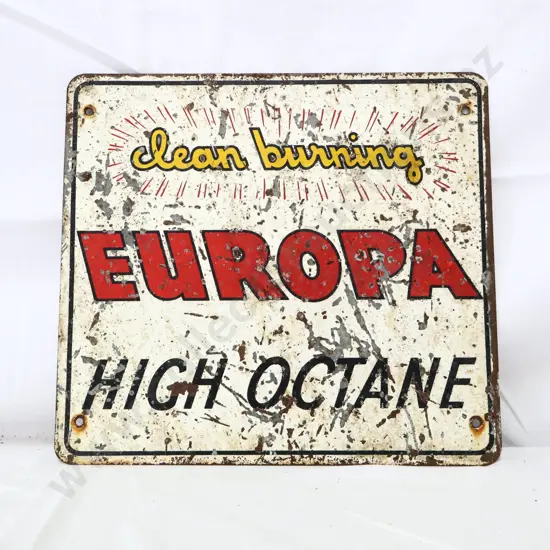 Europa High Octance Petrol Bowser Sign