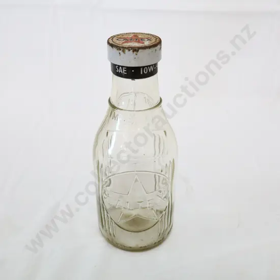 Caltex Oil Bottle Pint Original Cap