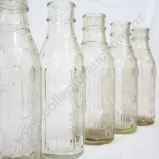5 x Shell Oil Bottle Pints 
