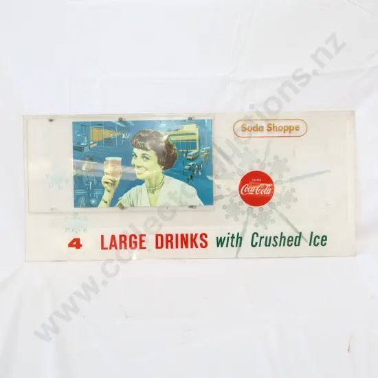 Coca Cola Soda Shoppe Perspex Sign