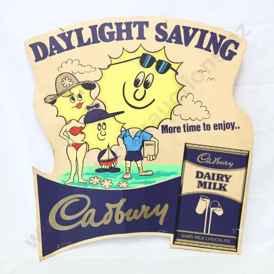 Cabury Chocolates Cardboard Sign