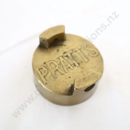 Pratts Brass Runnerboard Oil Can Top