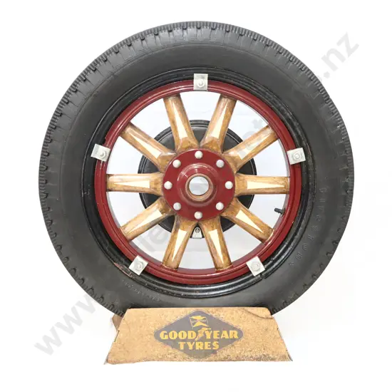 Goodyear Tyre Stand With Early Wheel