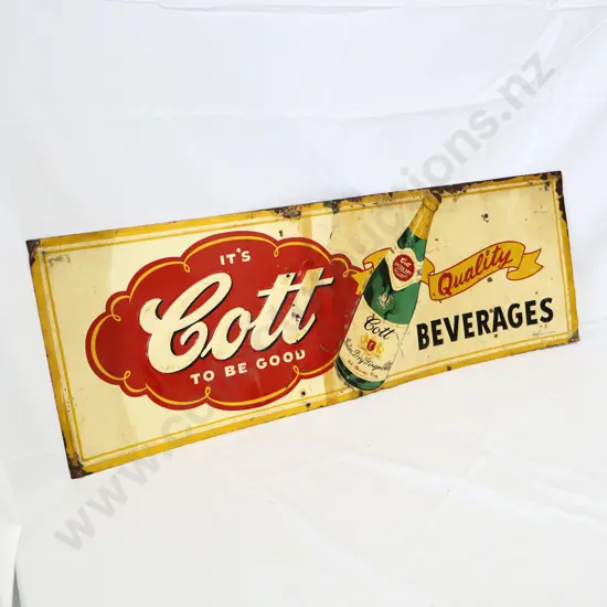 Cottes Soft Drinks Tin Sign