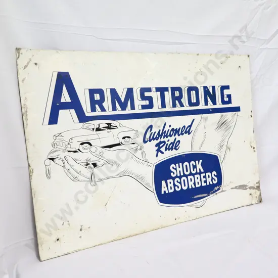 Armstrong Shock Absorbers Tin Sign