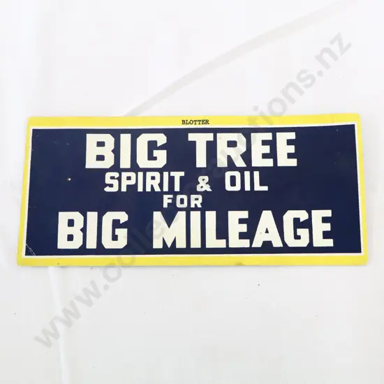 Big Tree Oil Blotter