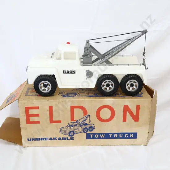 BOXED LARGE Eldon Plastic Tow Truck
