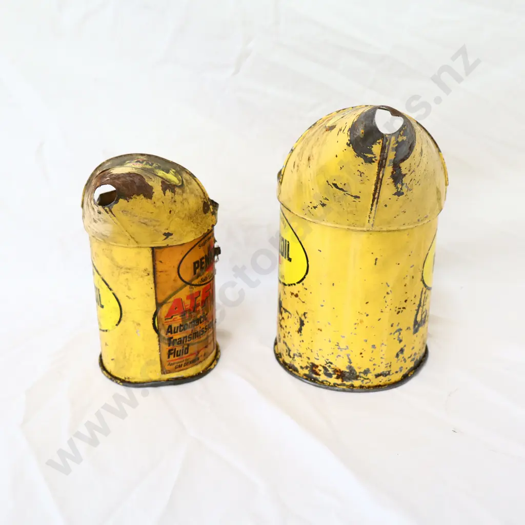 Unusual Pennzoil Oil Dippers x 2 Image 1++