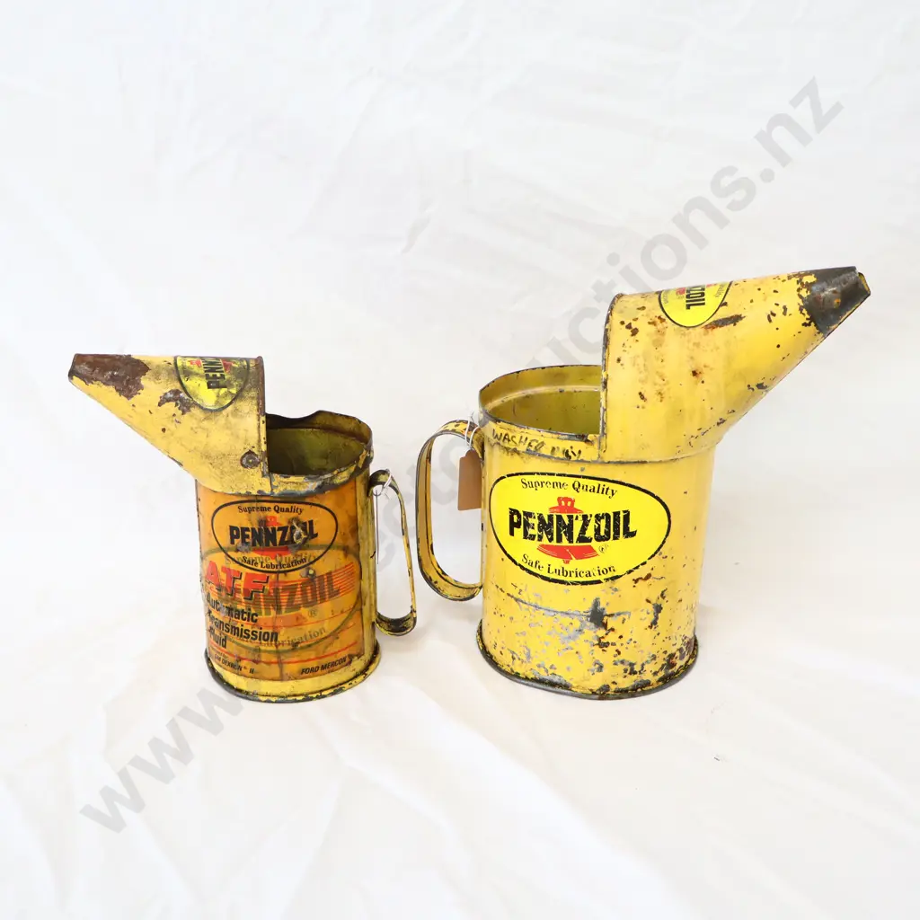 Unusual Pennzoil Oil Dippers x 2 Image 1++