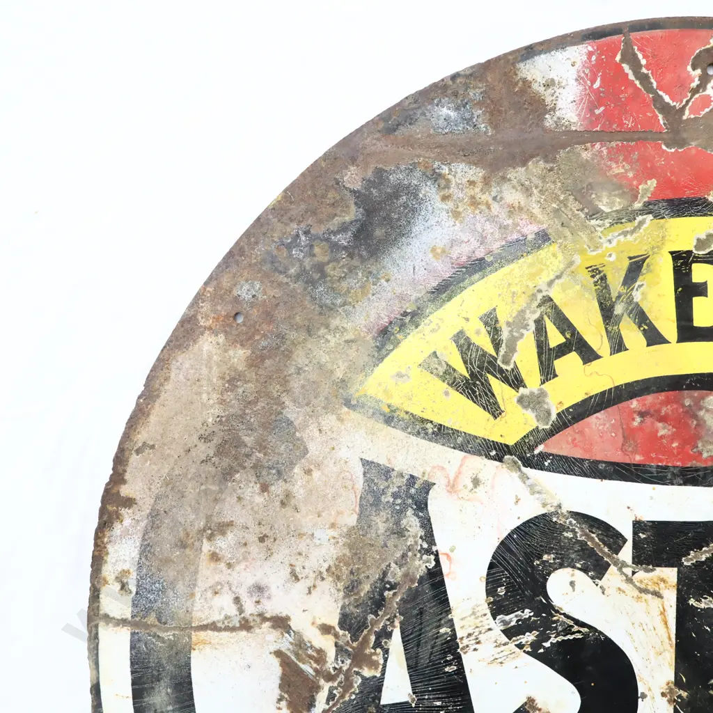 RARE LARGE Wakefield Castrol Enamel Sign Image 1++