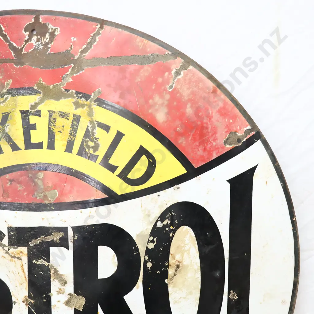 RARE LARGE Wakefield Castrol Enamel Sign Image 1++