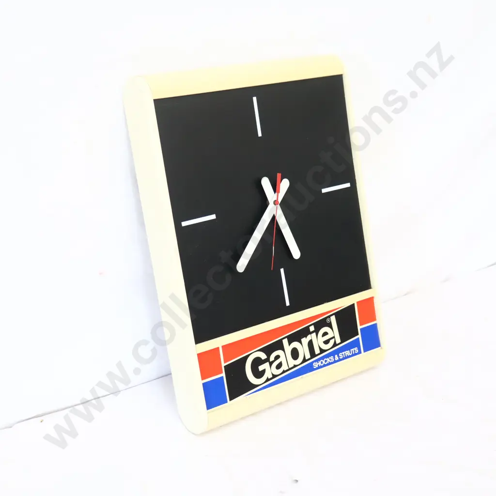 WORKING Vintage Gabriel Struts and Shocks Advertising Clock Image 1++
