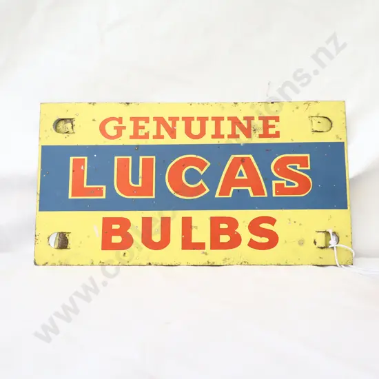 Genuine Lucas Bulbs Tin Sign