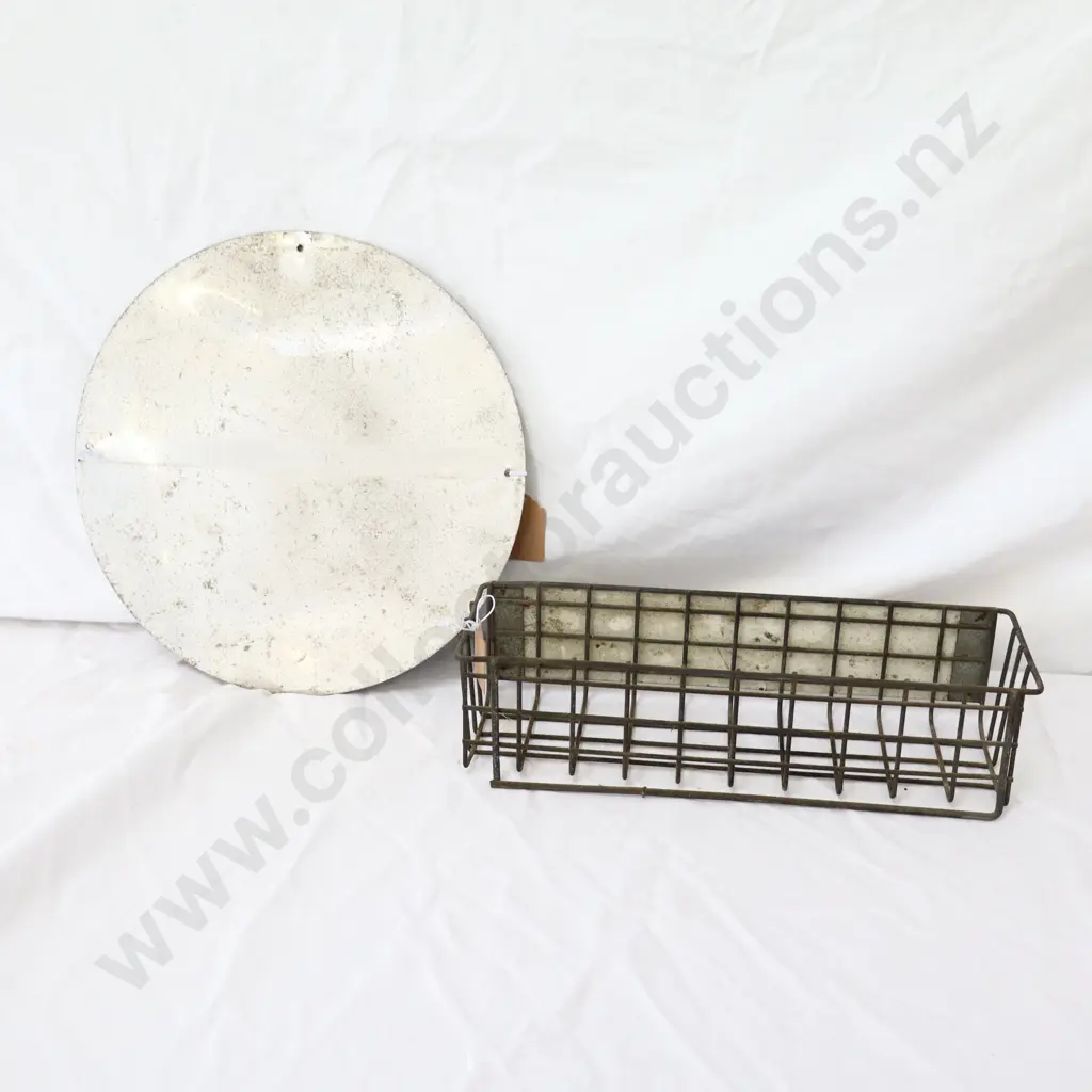 AC Tin Sign And AC Radiator Cap Basket Image 1++