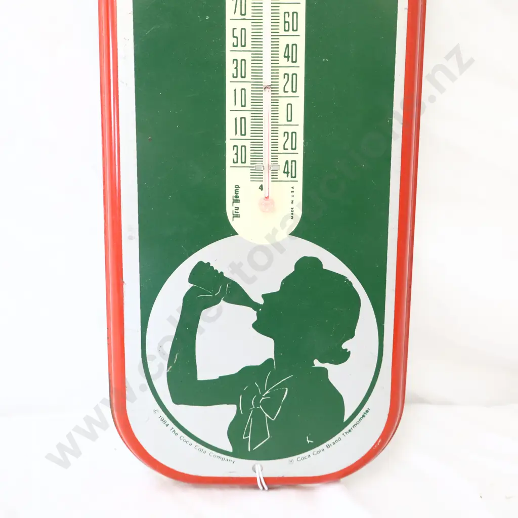 Coca Cola Thermometer Dated 1984 Image 1++