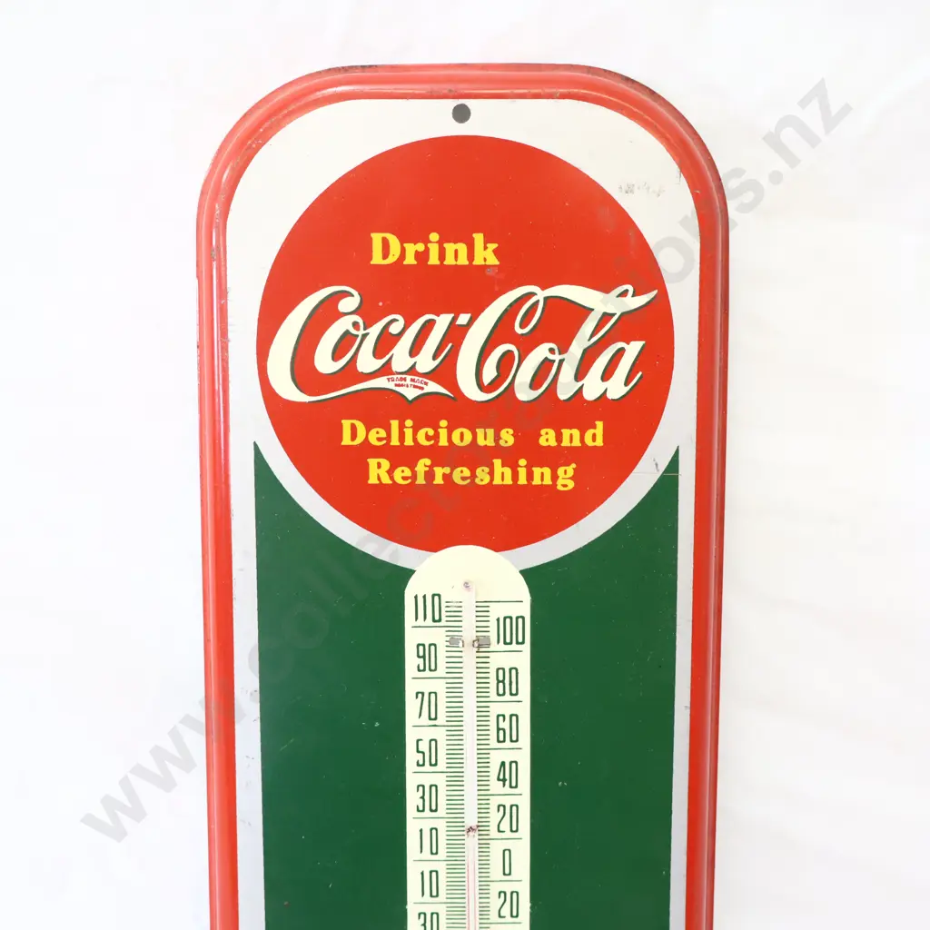 Coca Cola Thermometer Dated 1984 Image 1++