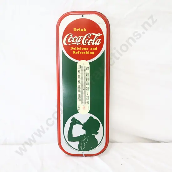 Coca Cola Thermometer Dated 1984