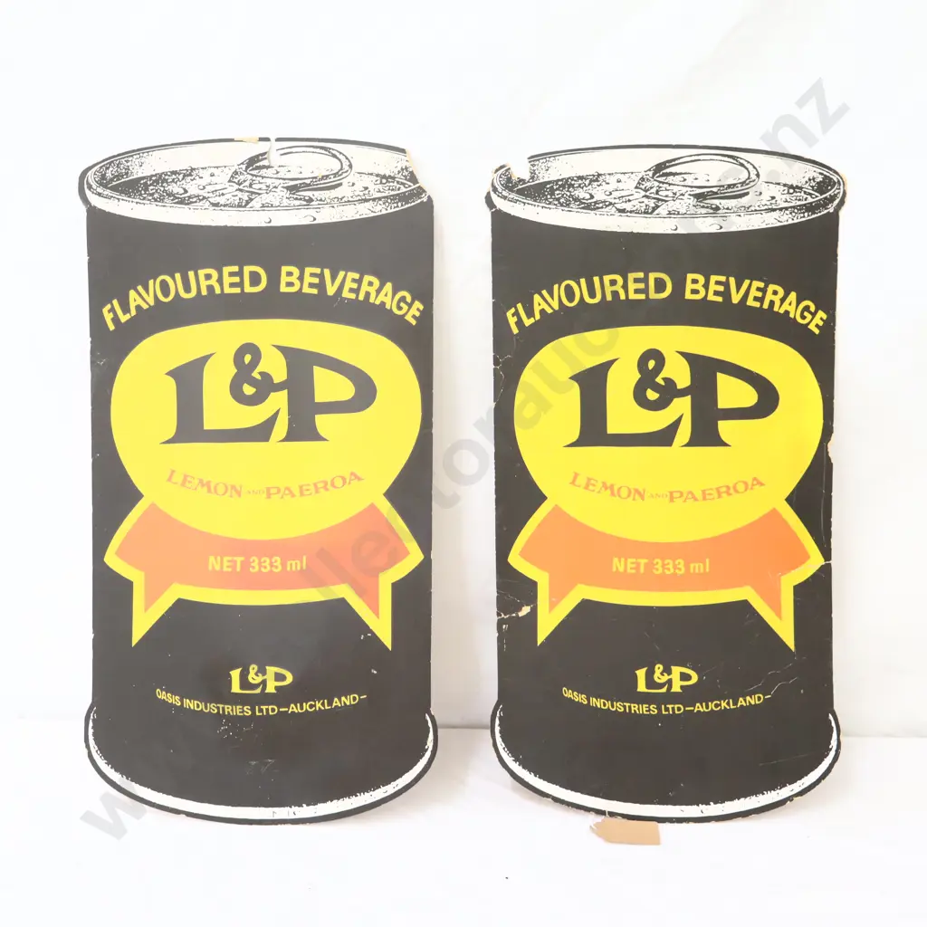 L N P Cardboard Signs x 2 Image 1++