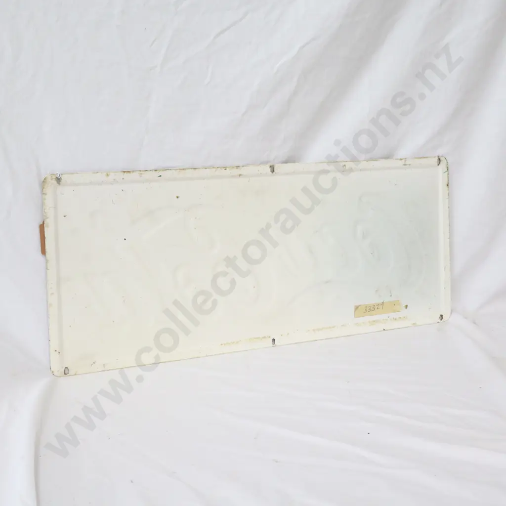 Steel Embossed Coca Cola Sign ENJOY Image 1++