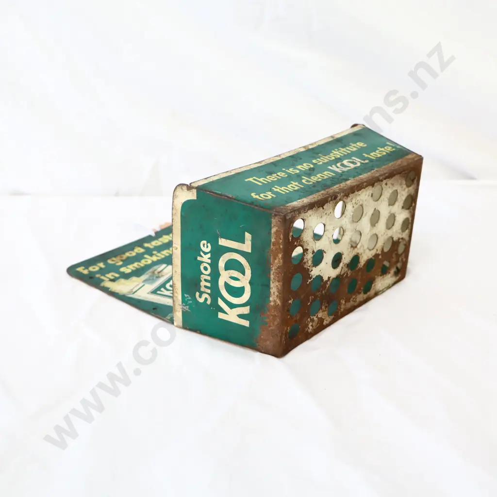 Kool Cigarettes Tin Lithographed Ashtray Image 1++