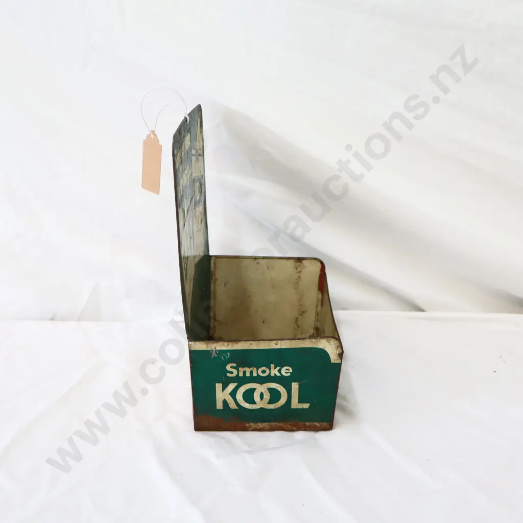 Kool Cigarettes Tin Lithographed Ashtray Image 1++