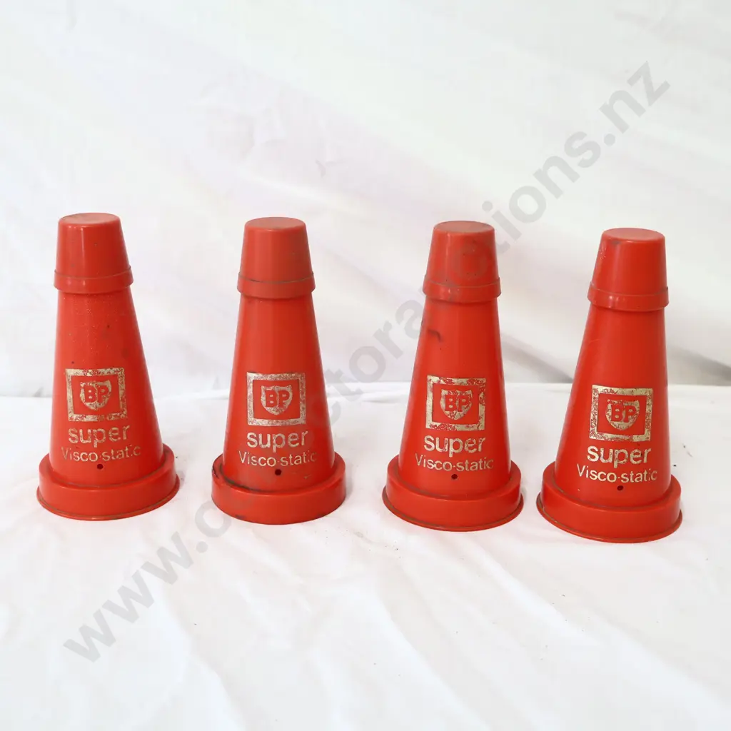 BP Super Visco Static Oil Bottle Tops x 4 Image 1++