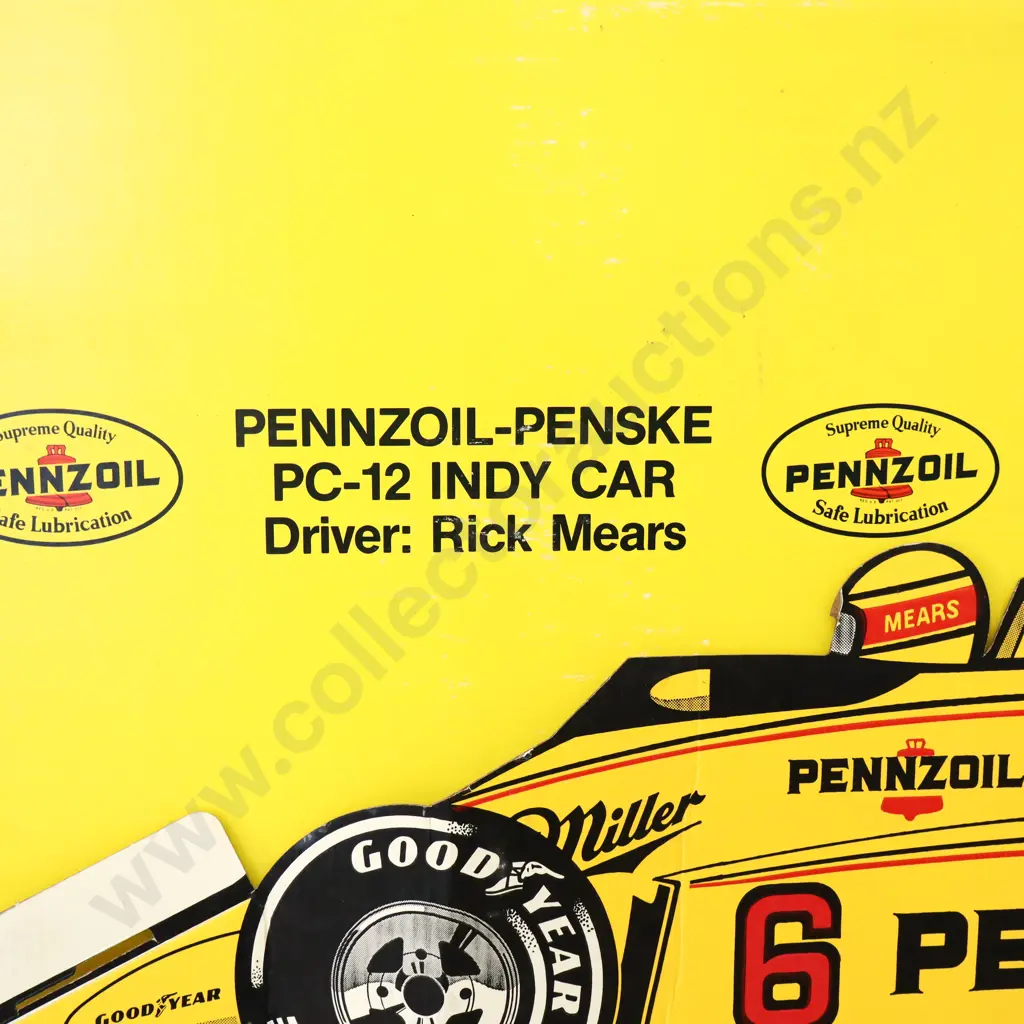 Pennzoil Cardboard Indy Car A/F Image 1++