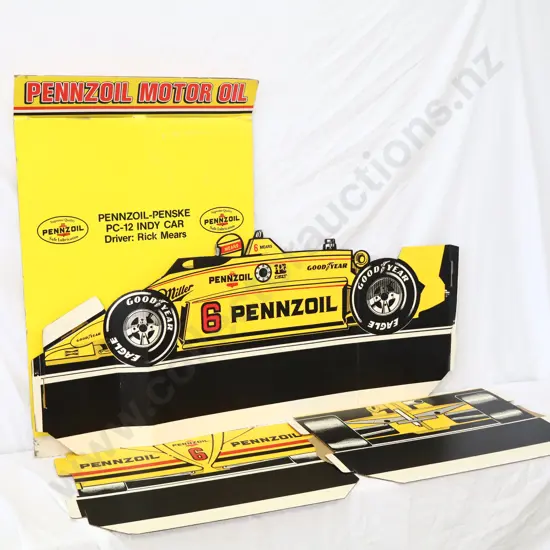 Pennzoil Cardboard Indy Car A/F