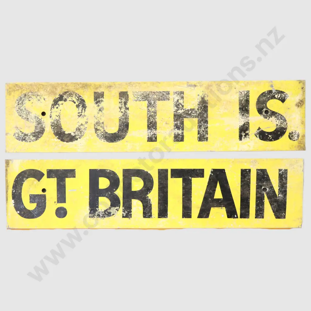 Ex Carlow Park Double Sided South Island/Great Britain Image 1++