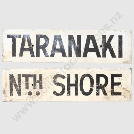 Ex Carlow Park Double Sided Taranaki/North Shore