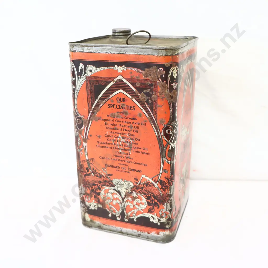 Pictorial Rudy Harvester Oil Tin Image 1++