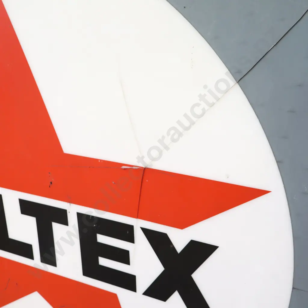 LARGE Vintage Caltex Purspex Lightbox Lense Image 1++