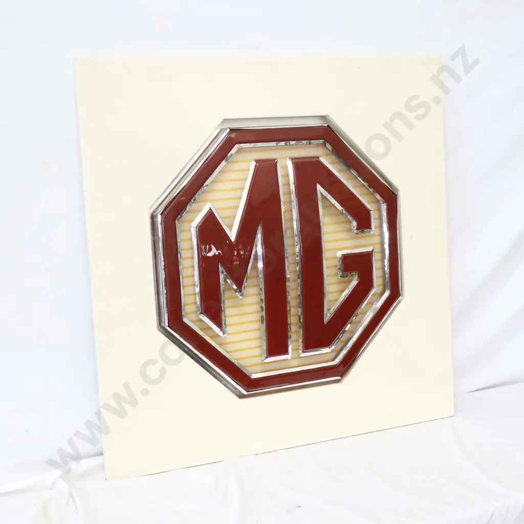 Vintage MG Dealership Sign Image 1++