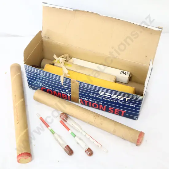 Vintage Battery Testing Glass Tubes